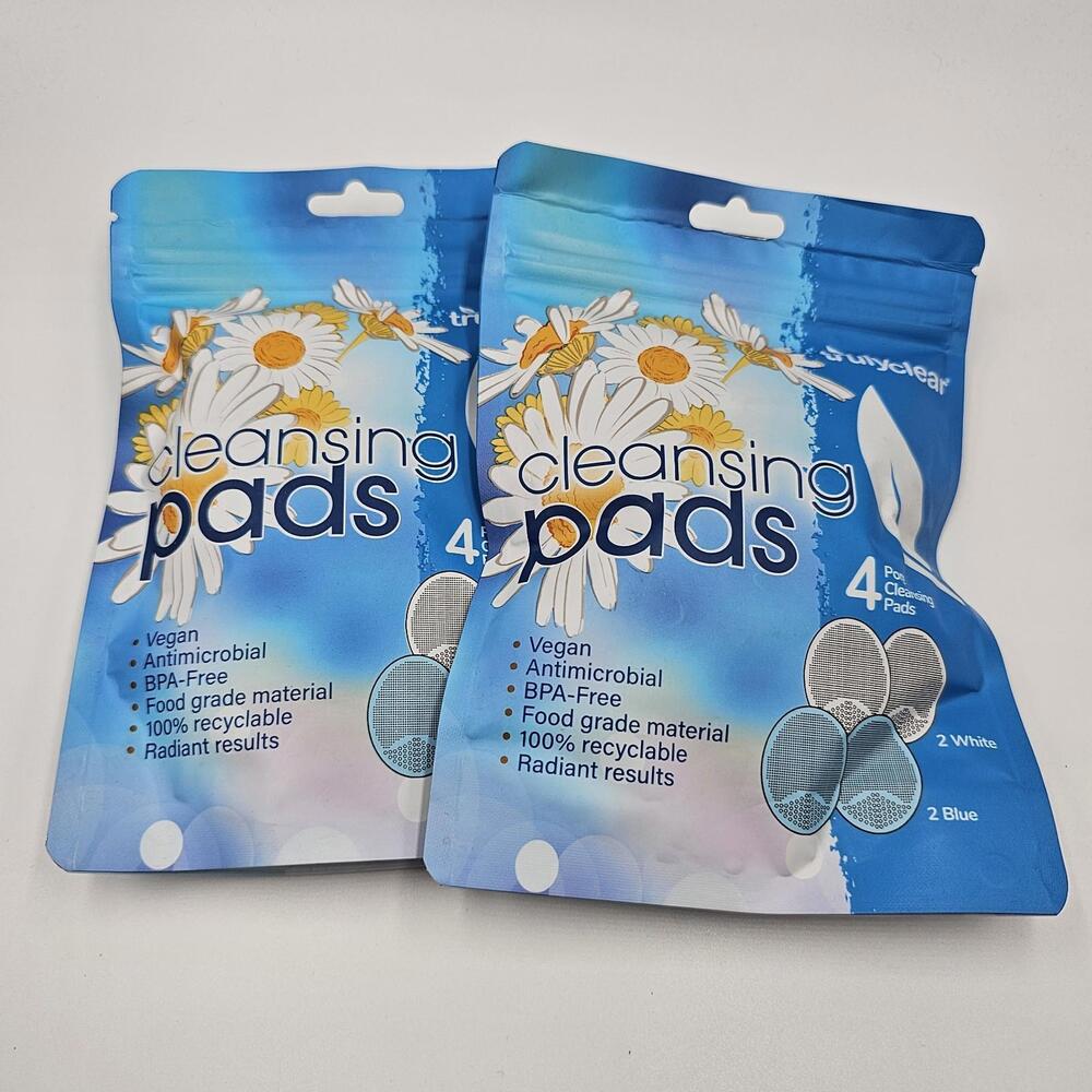 2 ~ Truly Clear Antimicrobial Cleansing Pads‎ Packs (8 Total)